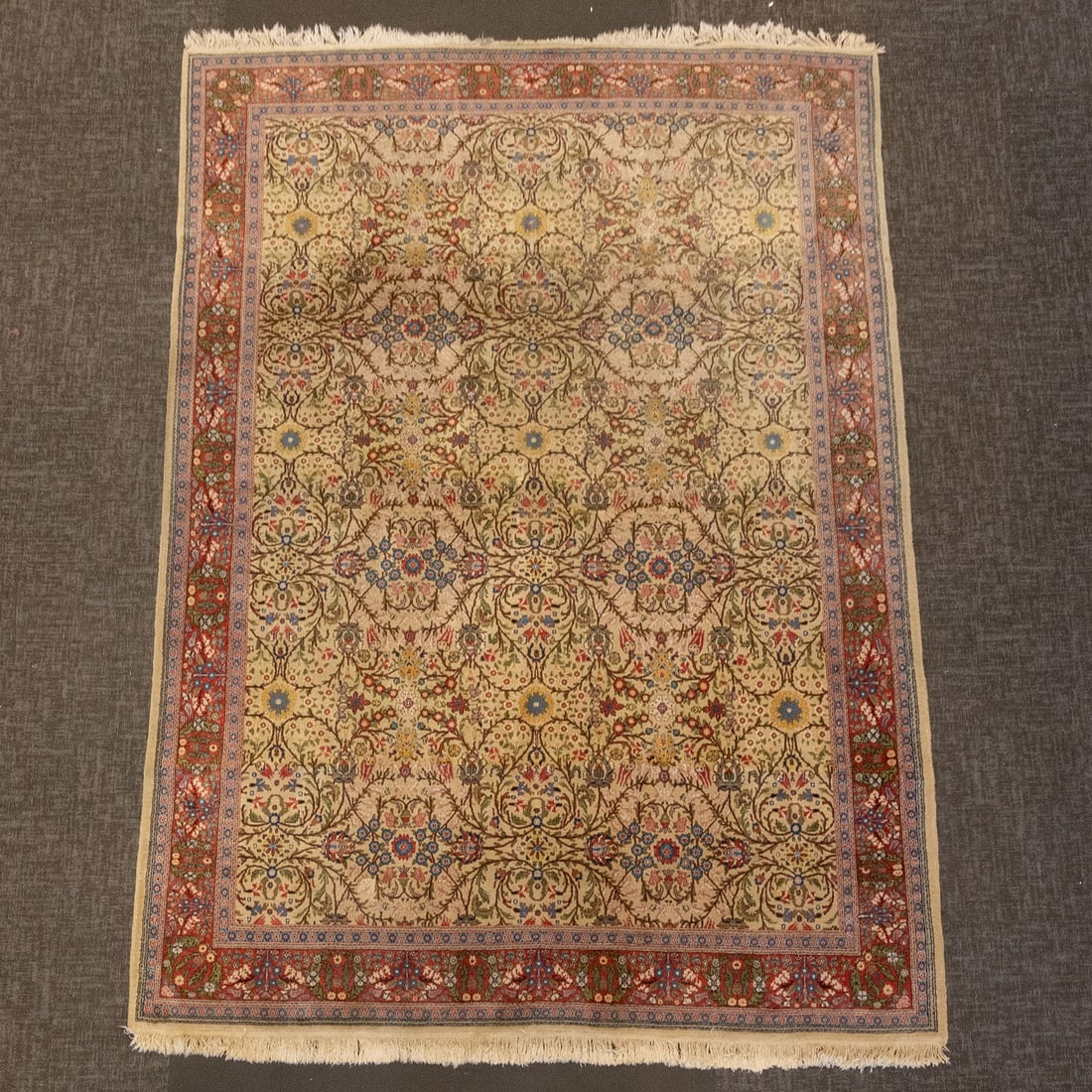 Tabriz Rug, Persia, 7.8 x 11.11: Third quarter, 20th century, hand-knotted, wool pile