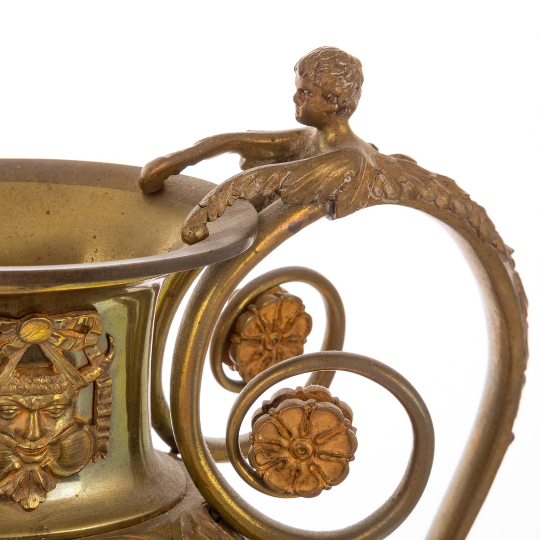 Neoclassical Ormolu Mounted Urn-Form Mantel Clock - 2