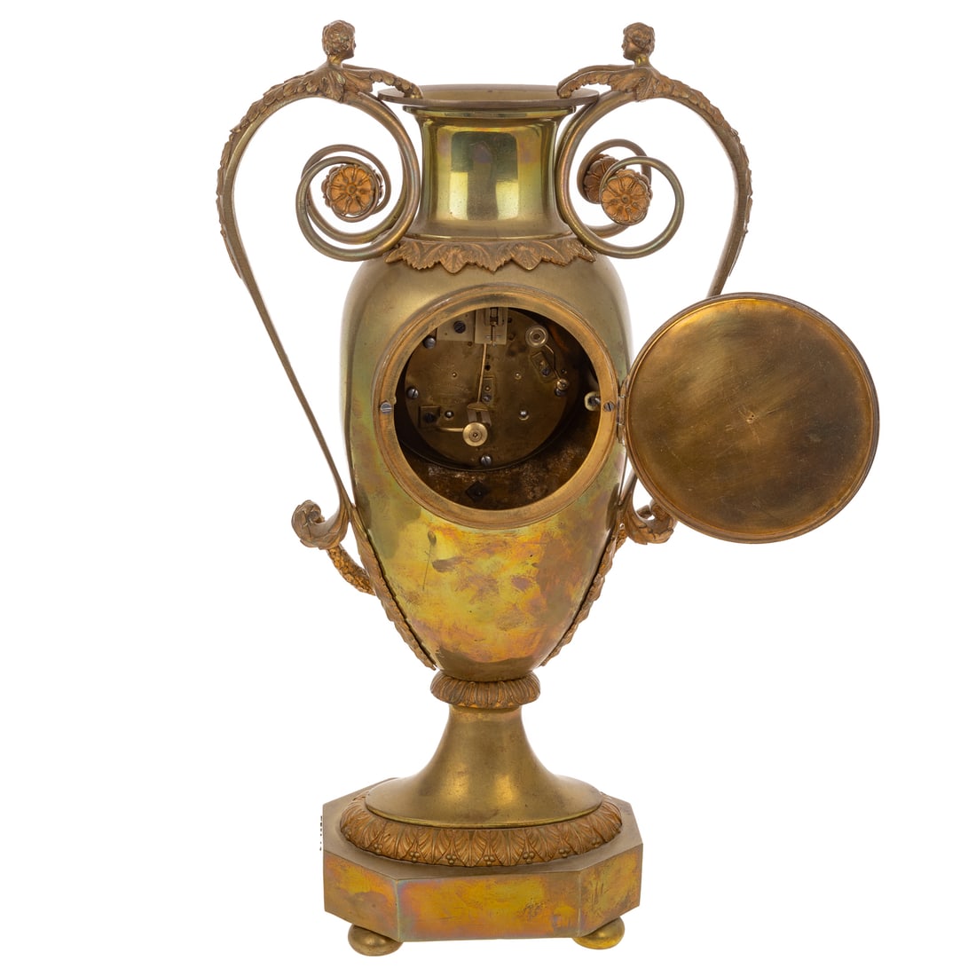 Neoclassical Ormolu Mounted Urn-Form Mantel Clock - 7