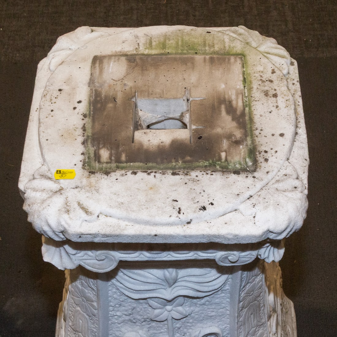 Victorian Carved Marble Base - 2