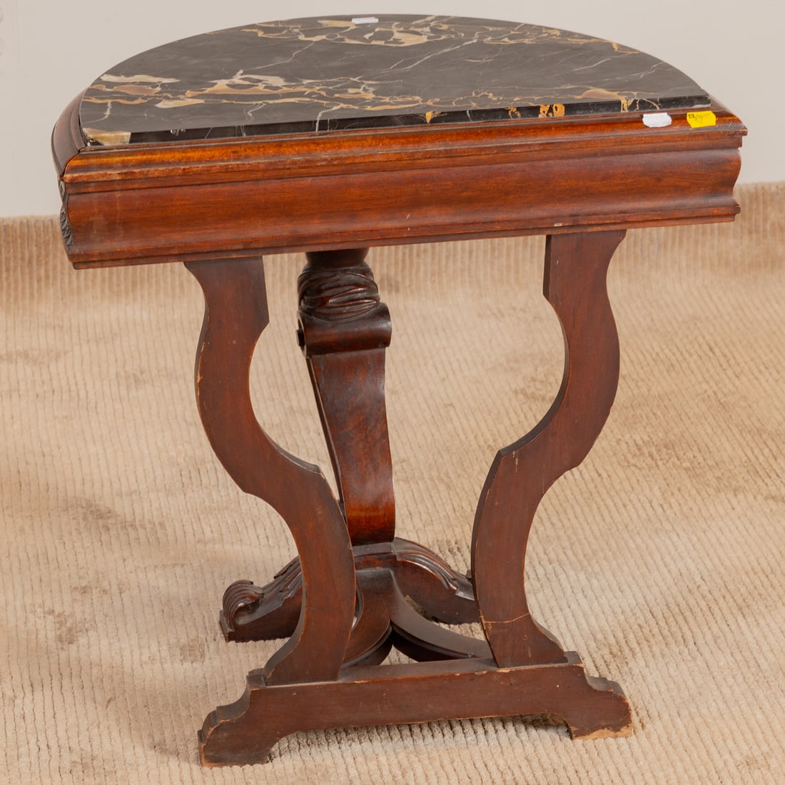 Continental Style Marble Top Side Table - 6