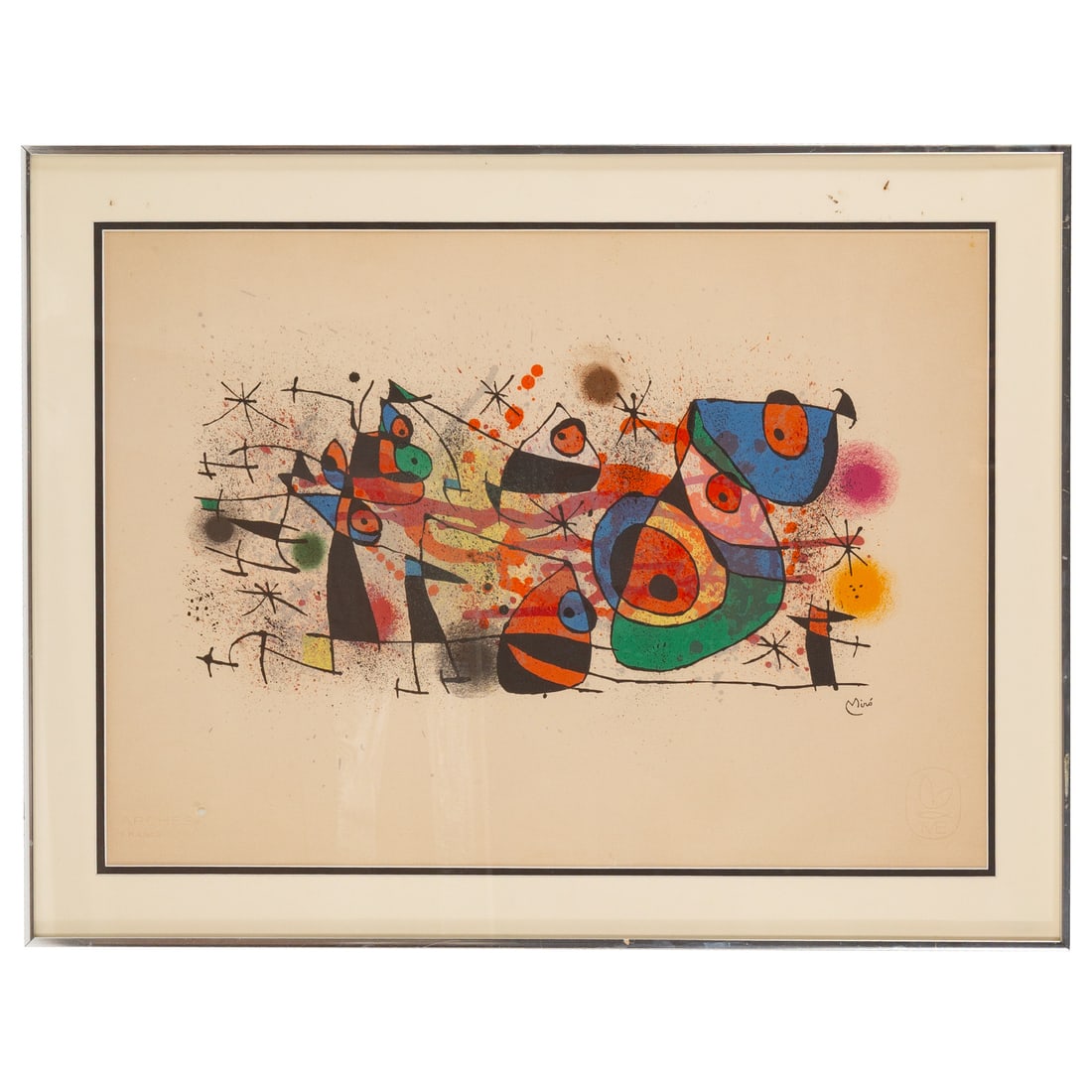 After Joan Miro. "Ceramiques," lithograph (1 of 4)