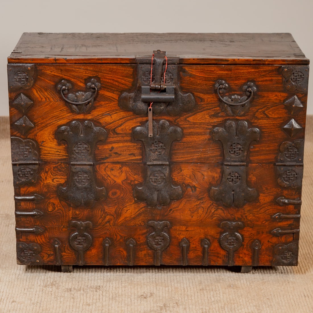 Japanese Locking Sugi Wood Tansu Chest (1 of 6)