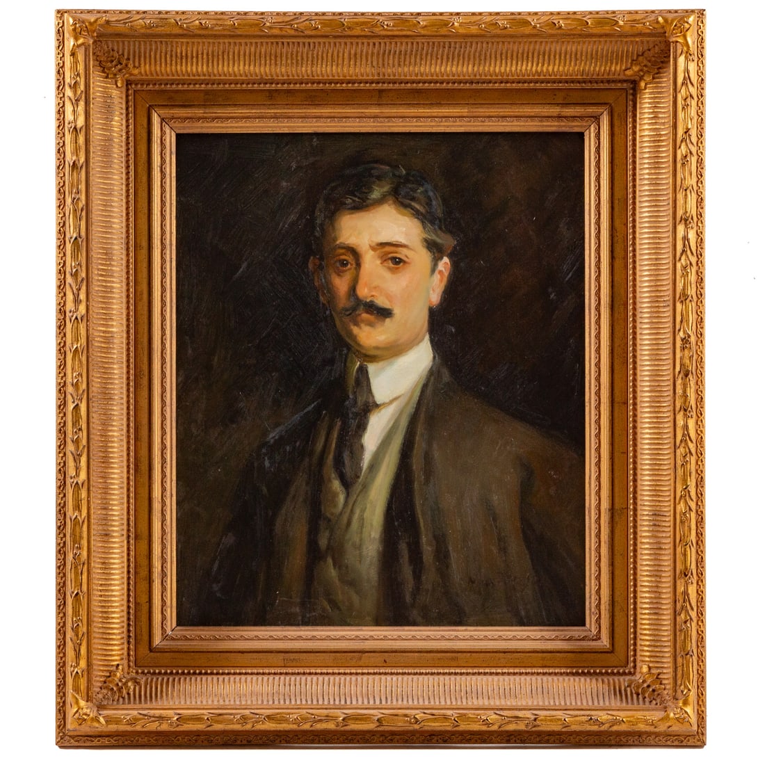 Artist Unknown. Portrait of a Gentleman, oil (1 of 5)