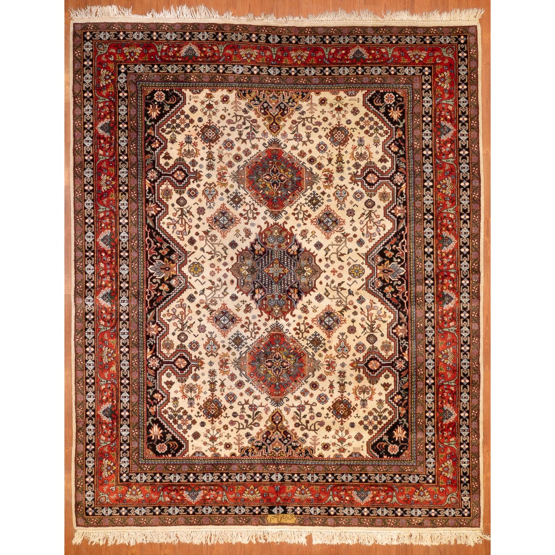 Romanian Rug, Romania, 8.1 x 9.11 (1 of 5)