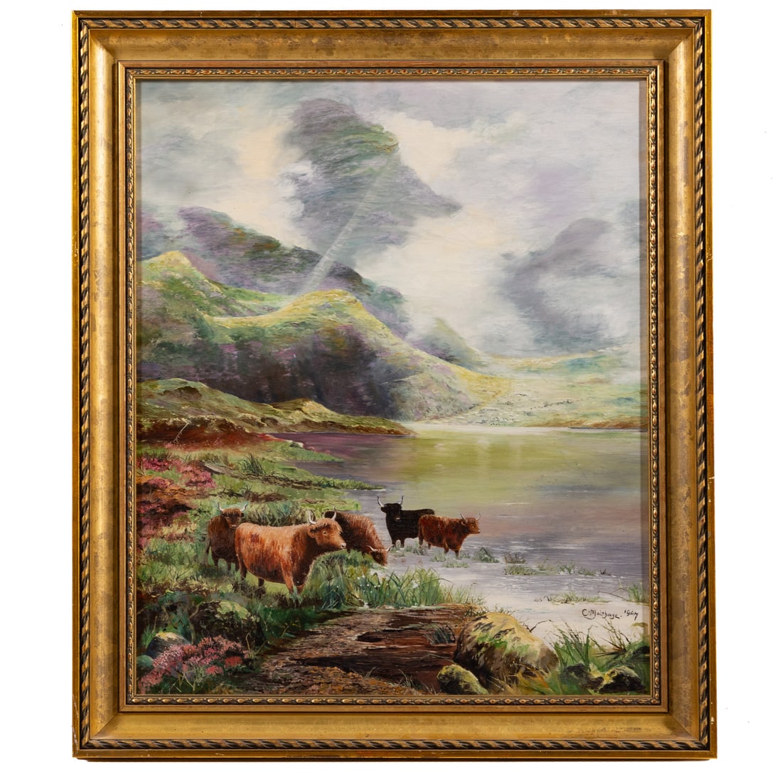 C. Malthouse. Landscape with Cattle, oil (1 of 4)
