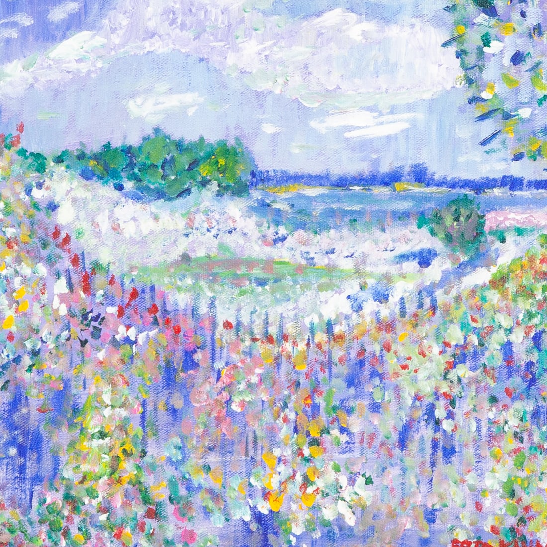 Eric Kahn. Impressionist Landscape, oil - 2