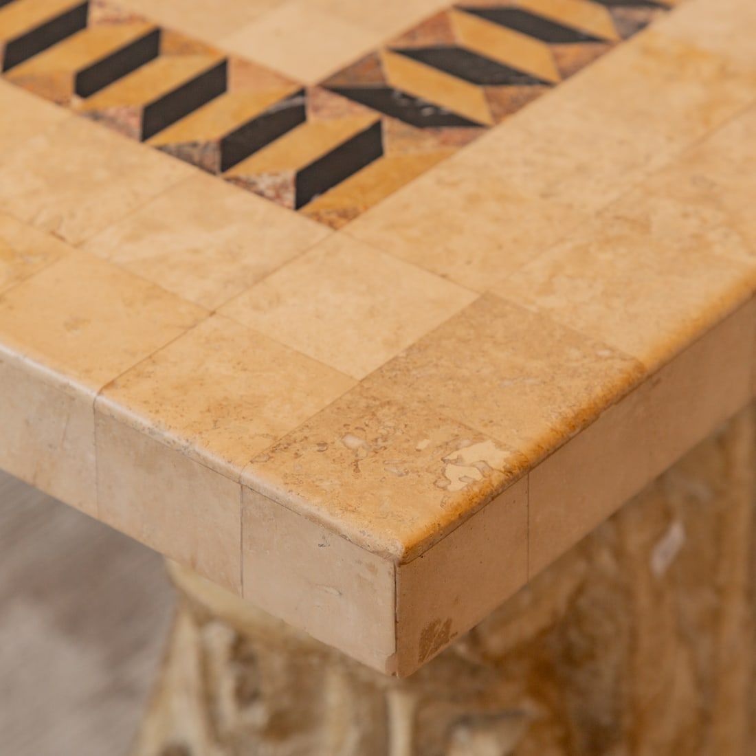 Contemporary Stone & Cast Plaster Table - 3