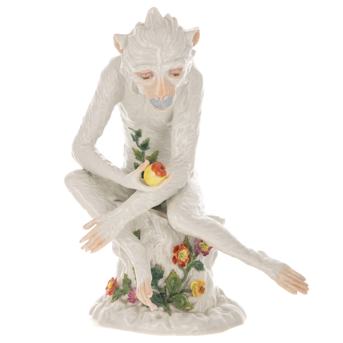 Carl Thieme Dresden Porcelain Monkey Sculpture (1 of 4)