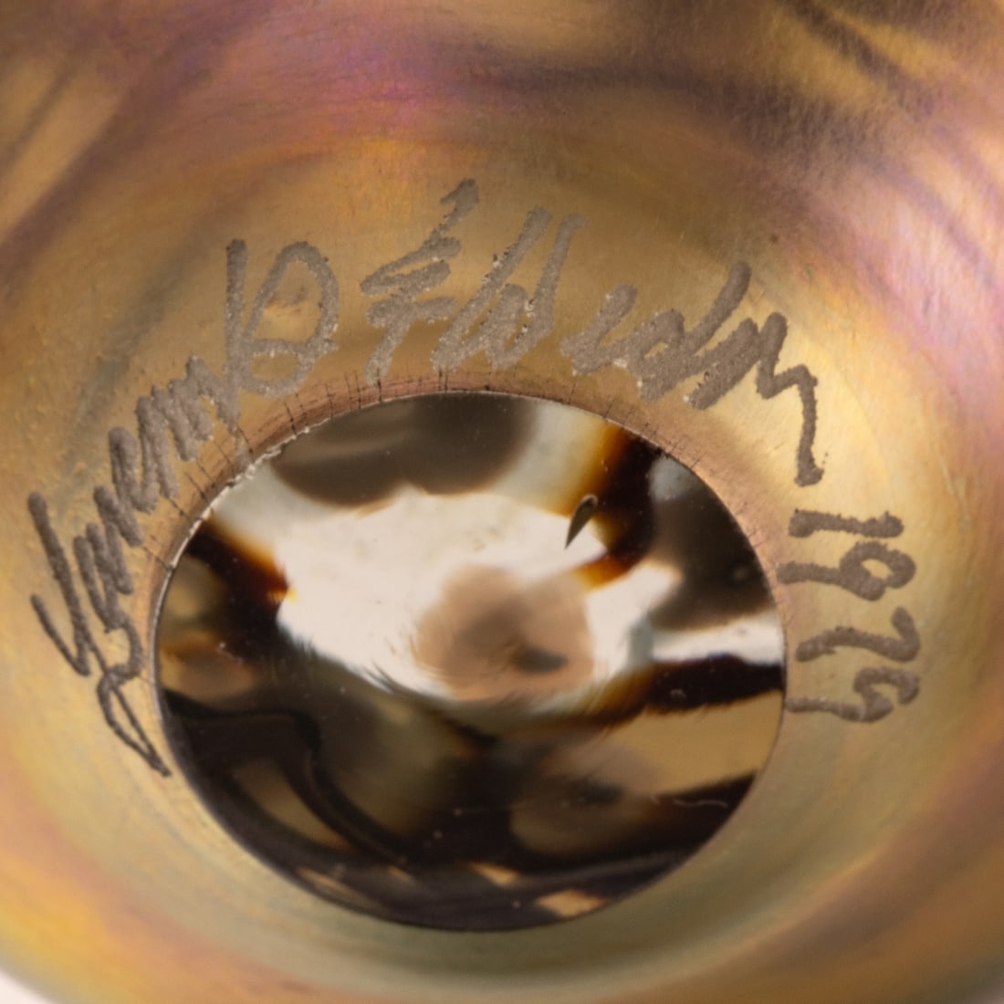 Five Signed Art Glass Paperweights - 4