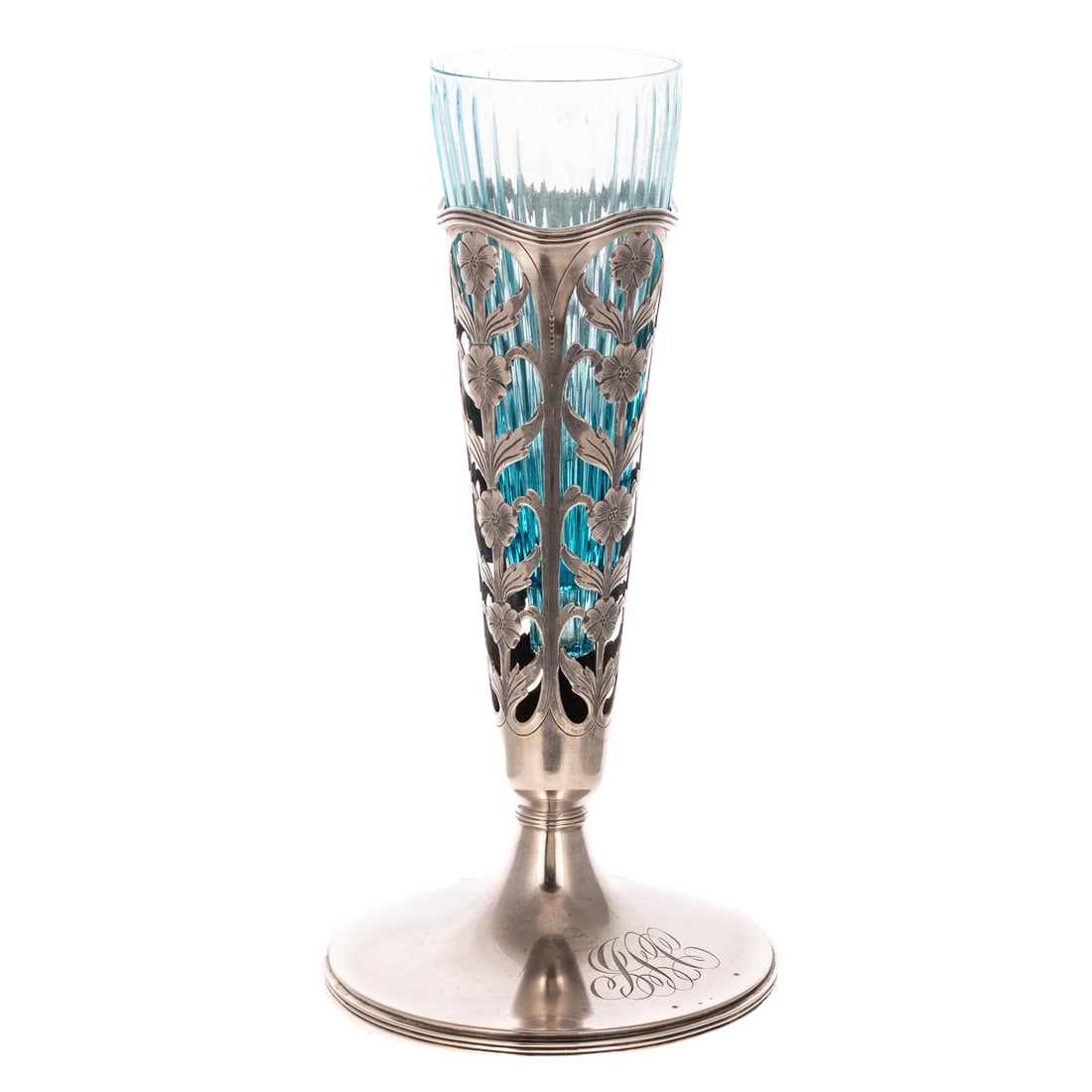 Graff, Washbourne & Dunn Sterling Art Nouveau Vase (1 of 4)