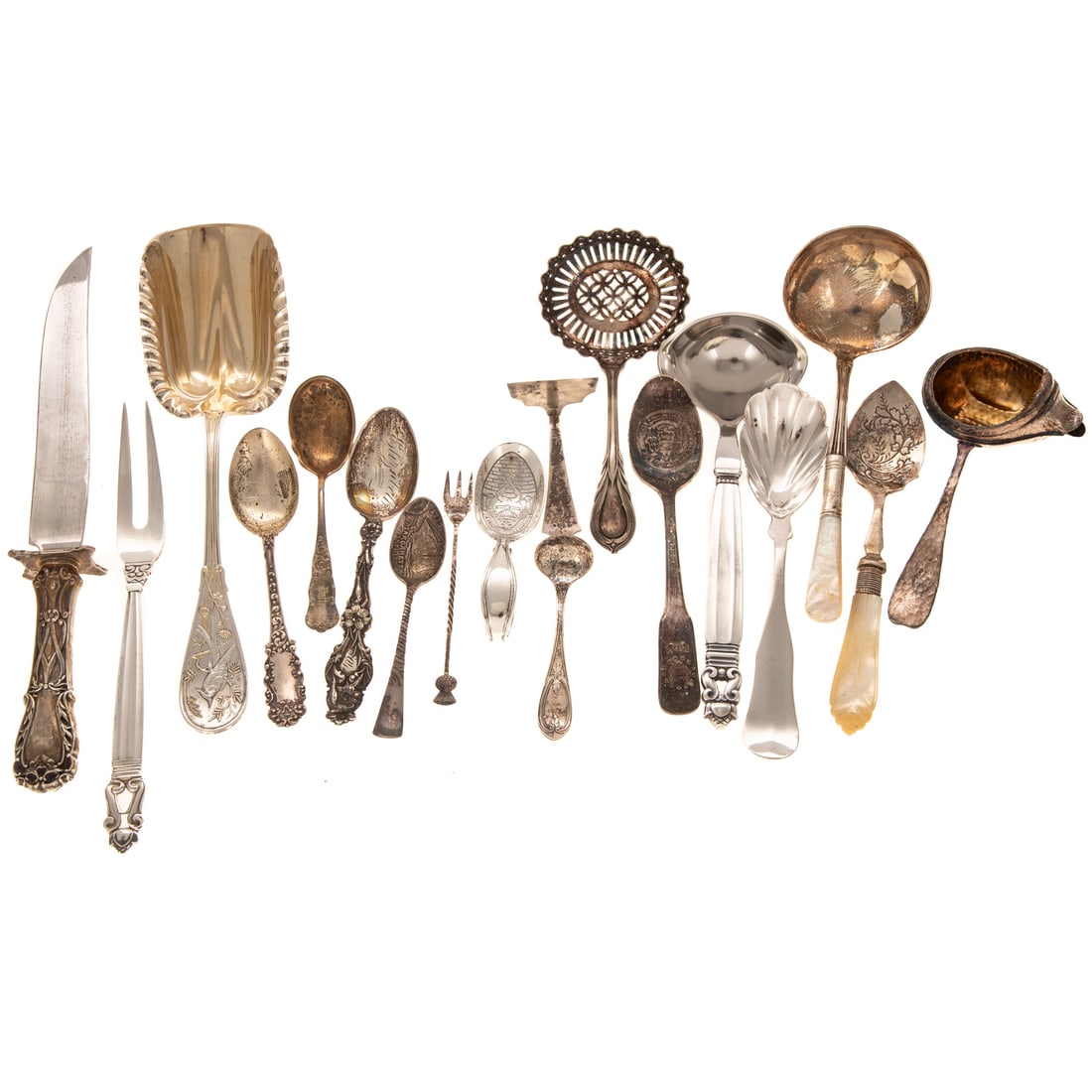 Collection of Sterling, Coin & Plated Flatware (1 of 4)