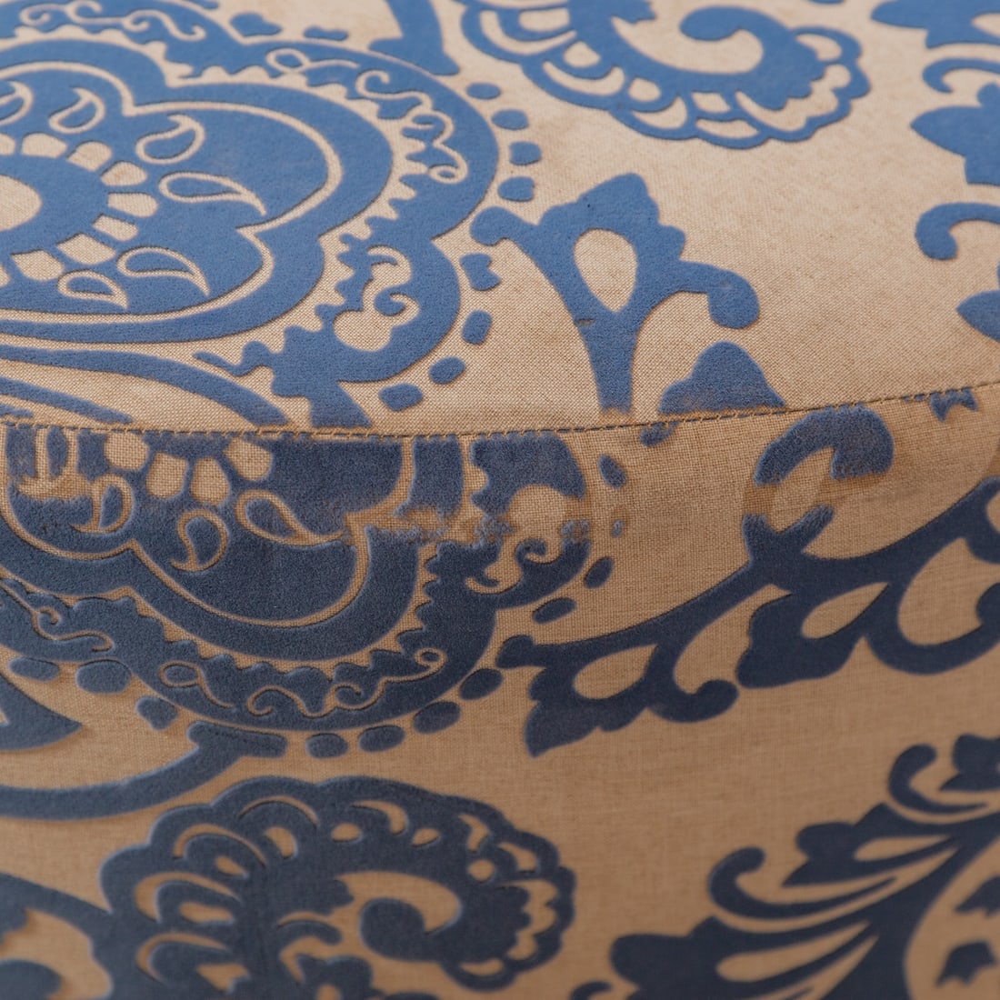 Contemporary Upholstered Hassock - 3