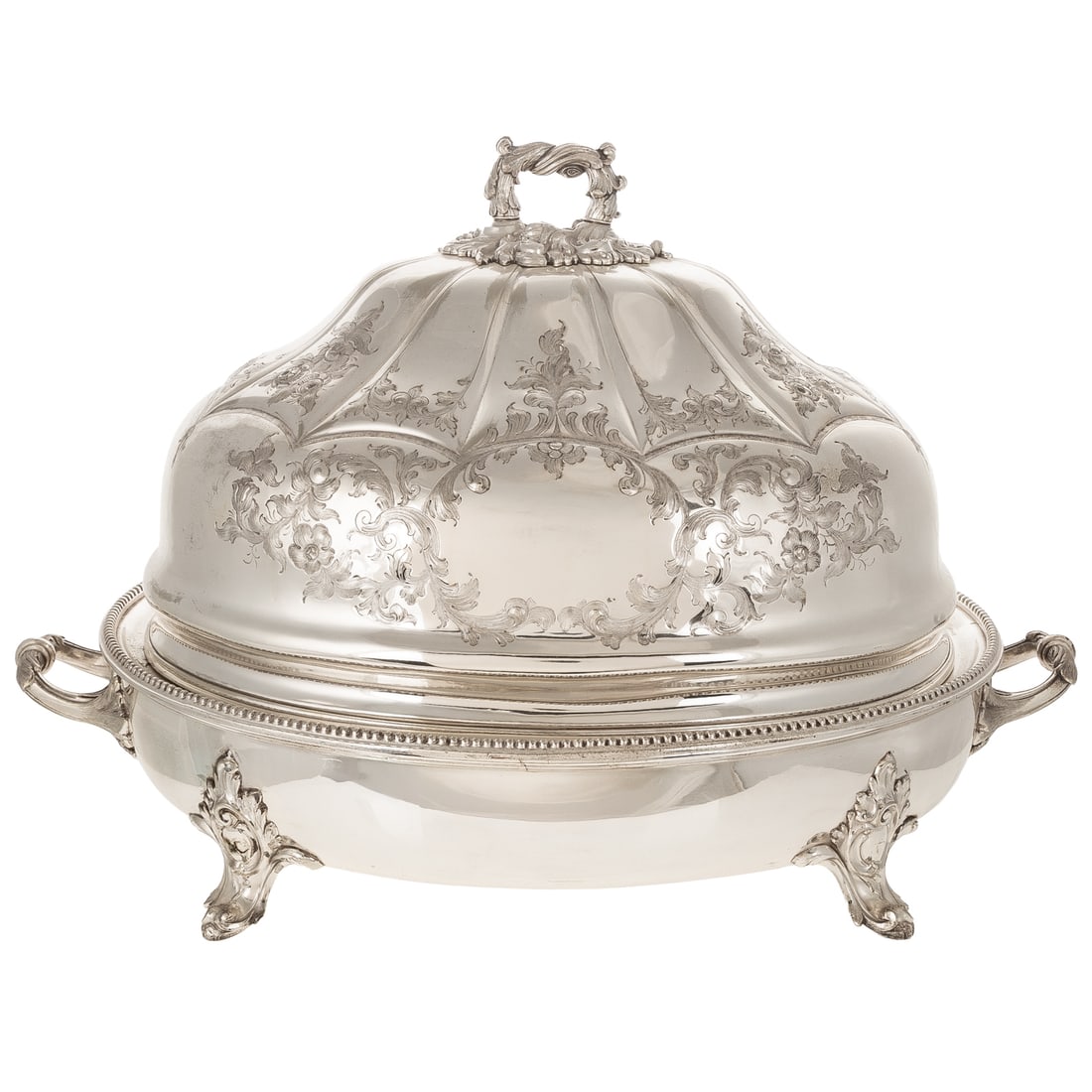 Mappin & Webb Silver Plated Warming Dish & Dome (1 of 4)