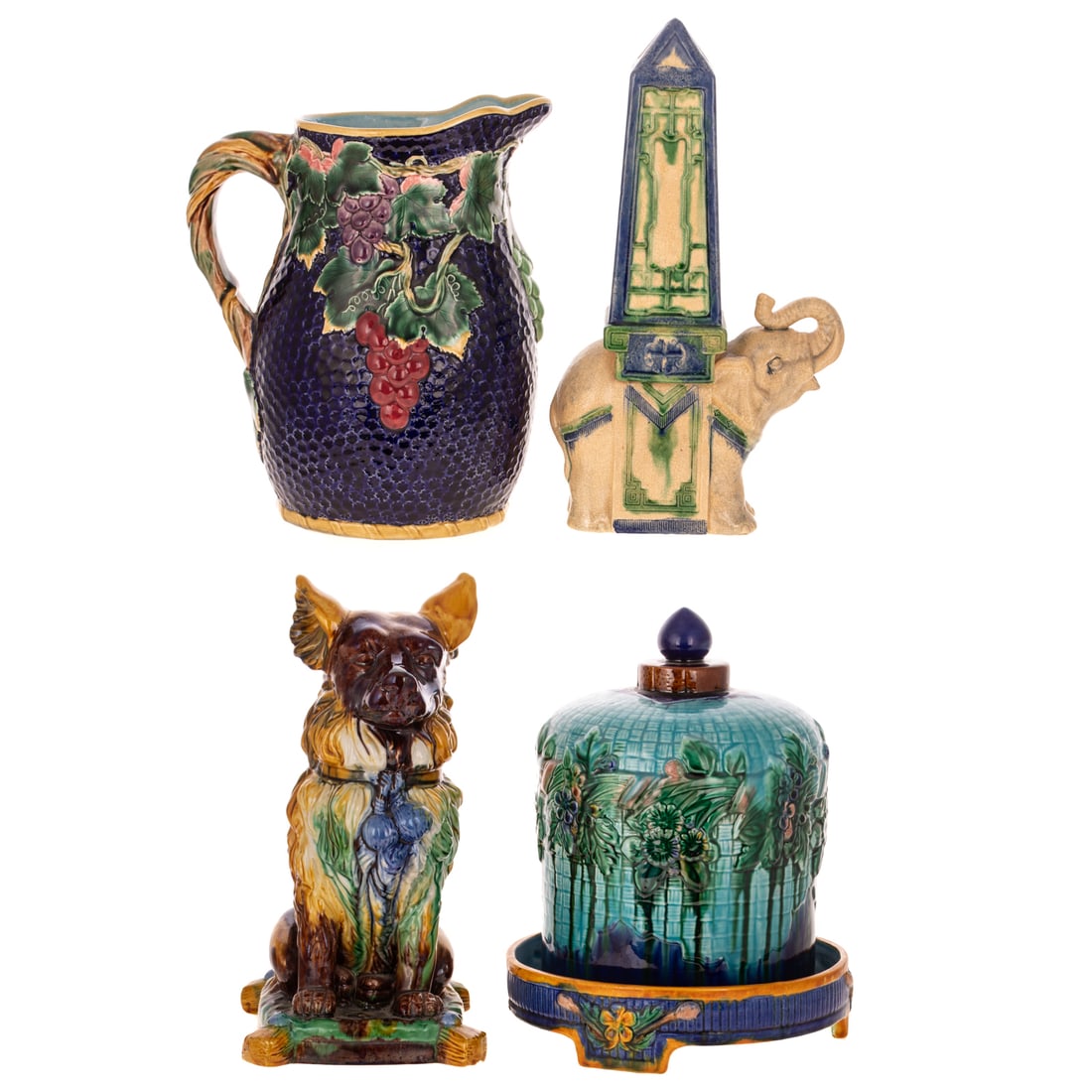A Selection of Four Majolica Wares (1 of 3)