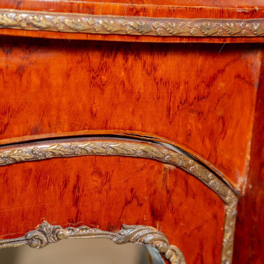 Louis XV Style Ormolu Mounted Walnut Cabinet - 4