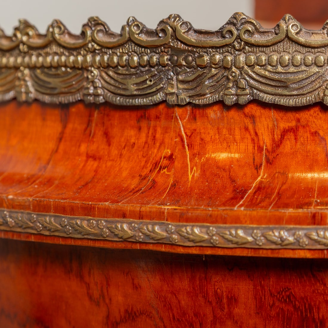 Louis XV Style Ormolu Mounted Walnut Cabinet - 6