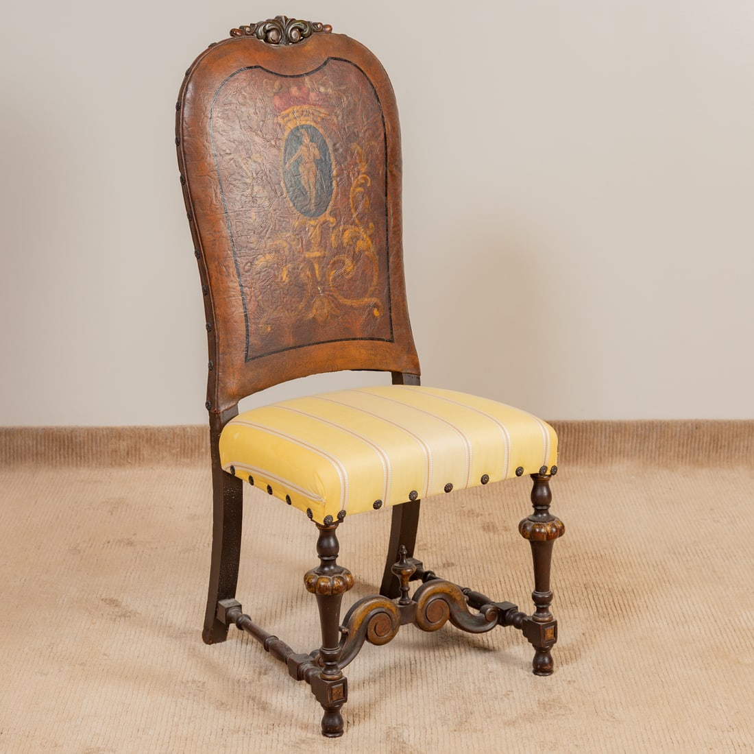 Renaissance Revival Walnut Side Chair (1 of 9)