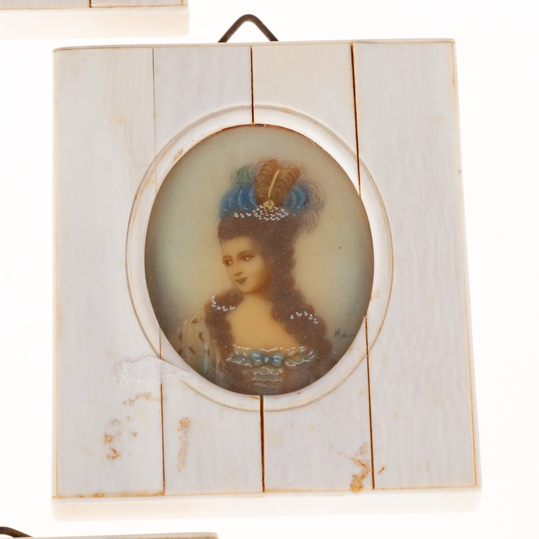 Six Continental Portrait Miniatures - 3