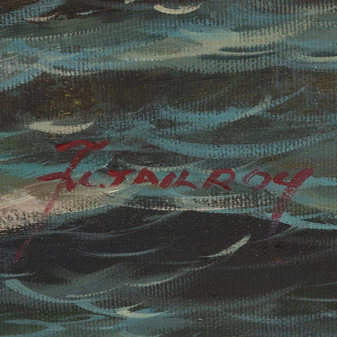 F. Tailroy. Steamboat Despatch, oil - 3