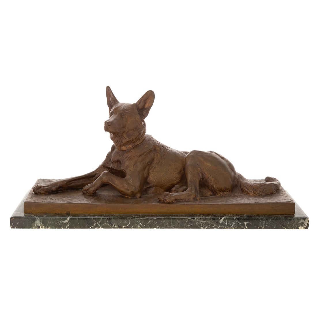 Charles Paillet. German Shepherd, bronze (1 of 4)