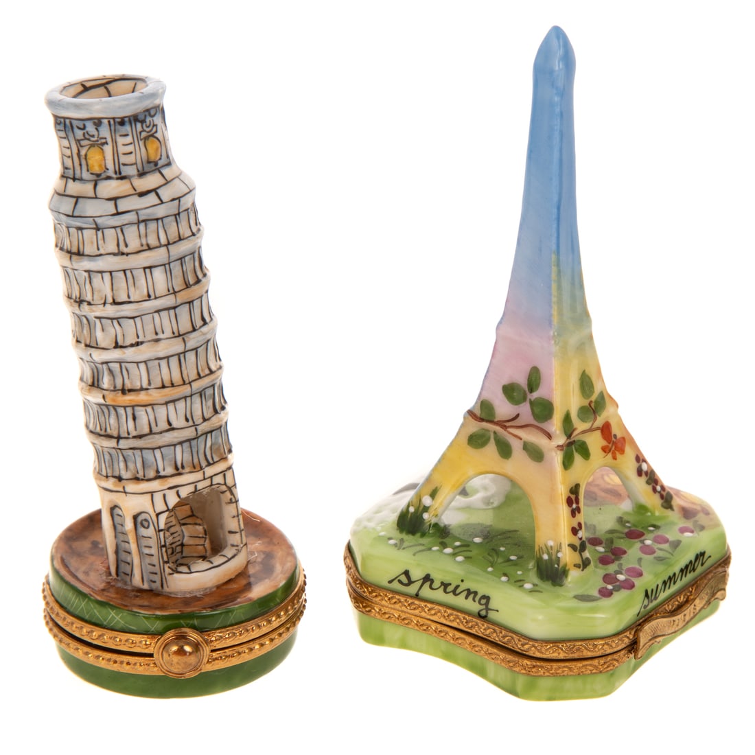 Nine Porcelain Limoges Trinket Boxes - 5