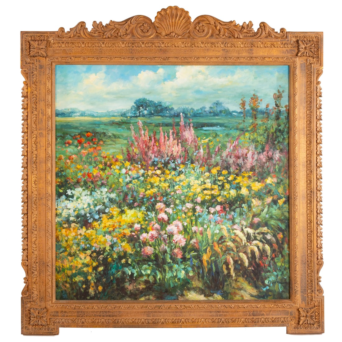 Lillian. Impressionistic Landscape, oil (1 of 4)