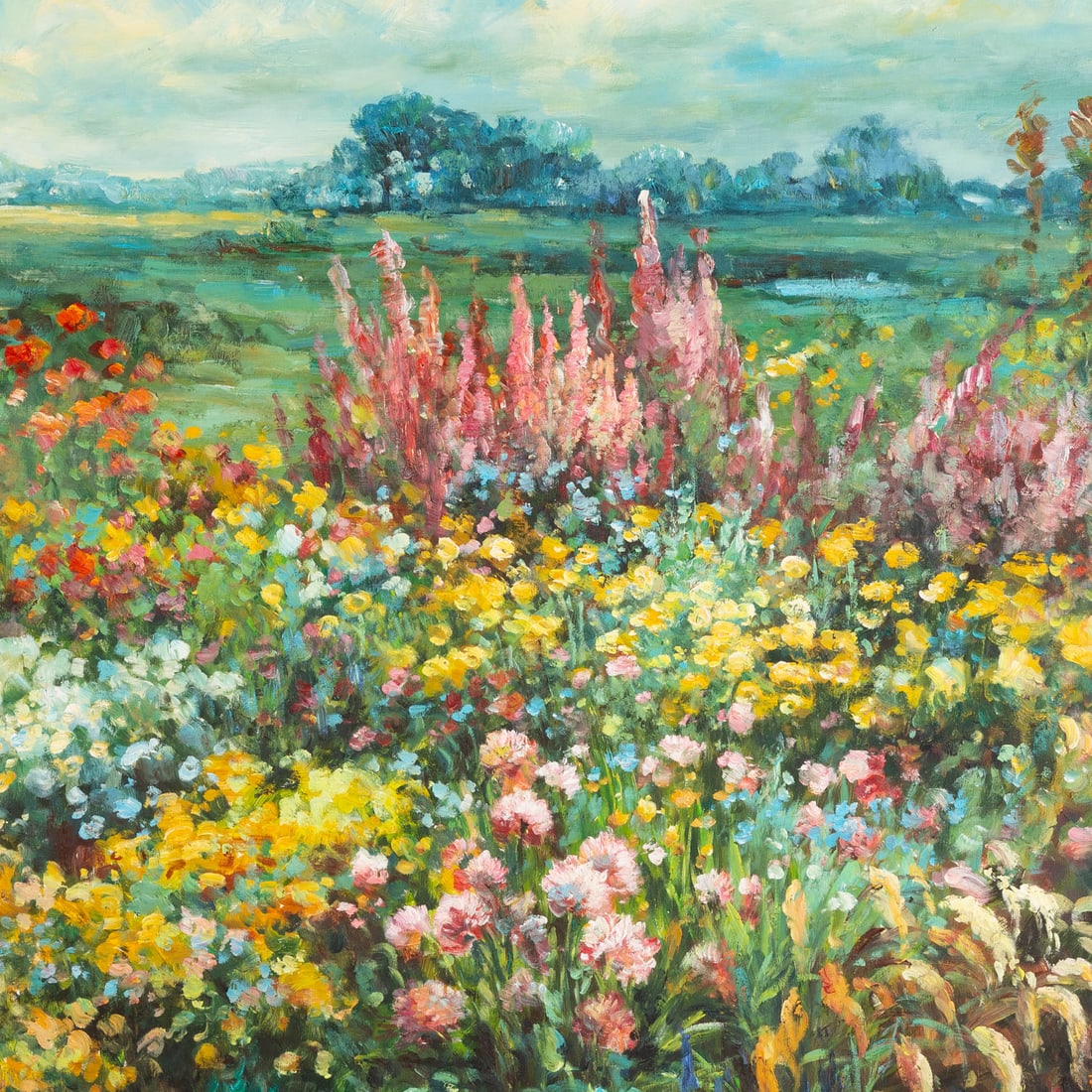 Lillian. Impressionistic Landscape, oil - 2