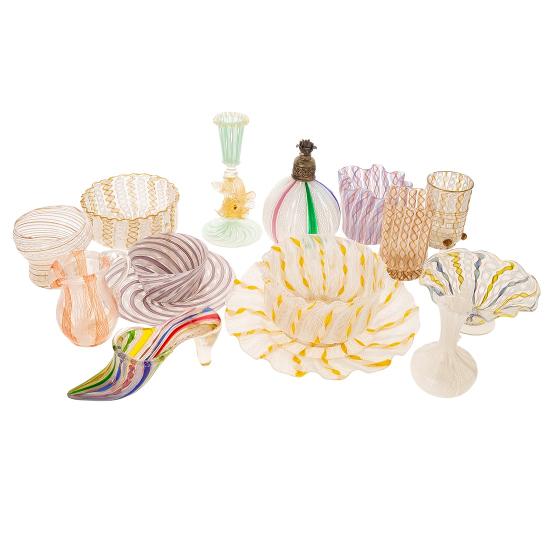 15 Pieces of Venetian Murano Style Art Glass (1 of 7)