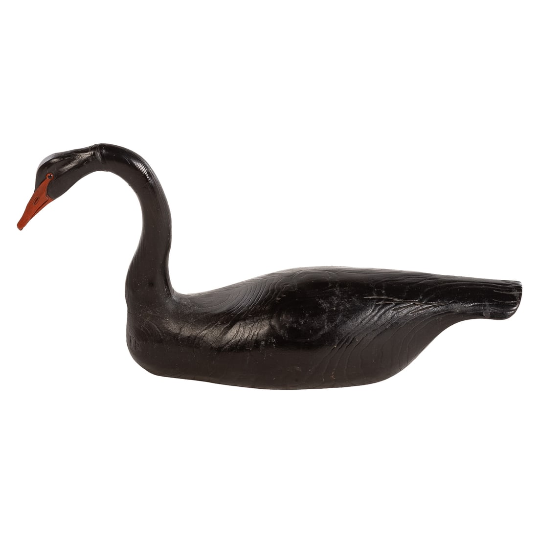 A Carved Painted Wooden Swan (1 of 5)