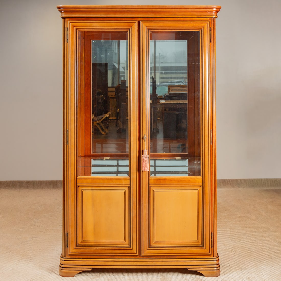 Contemporary Electrified Two Door Display Cabinet (1 of 7)