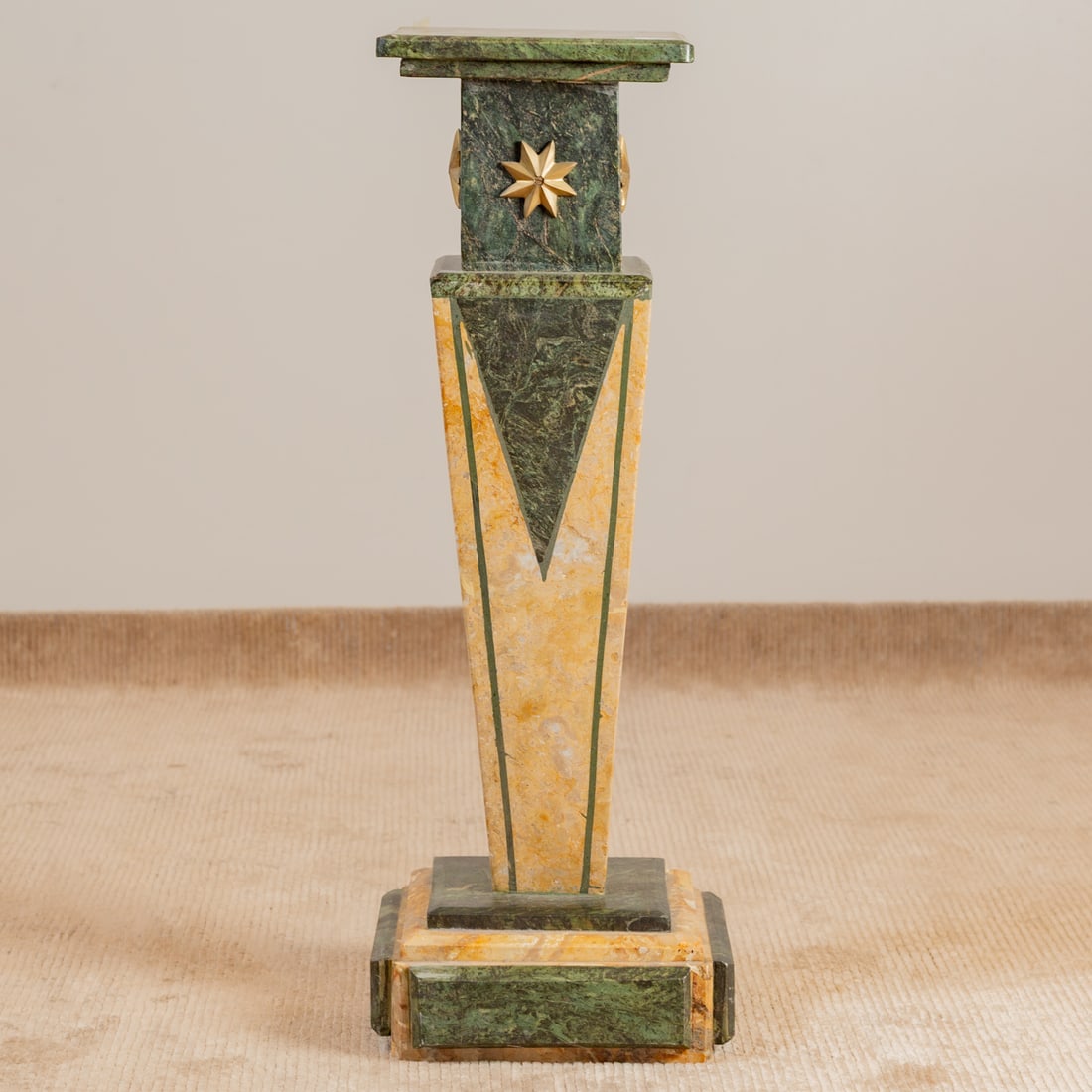 Art Deco Style Mixed Marble Column - 2