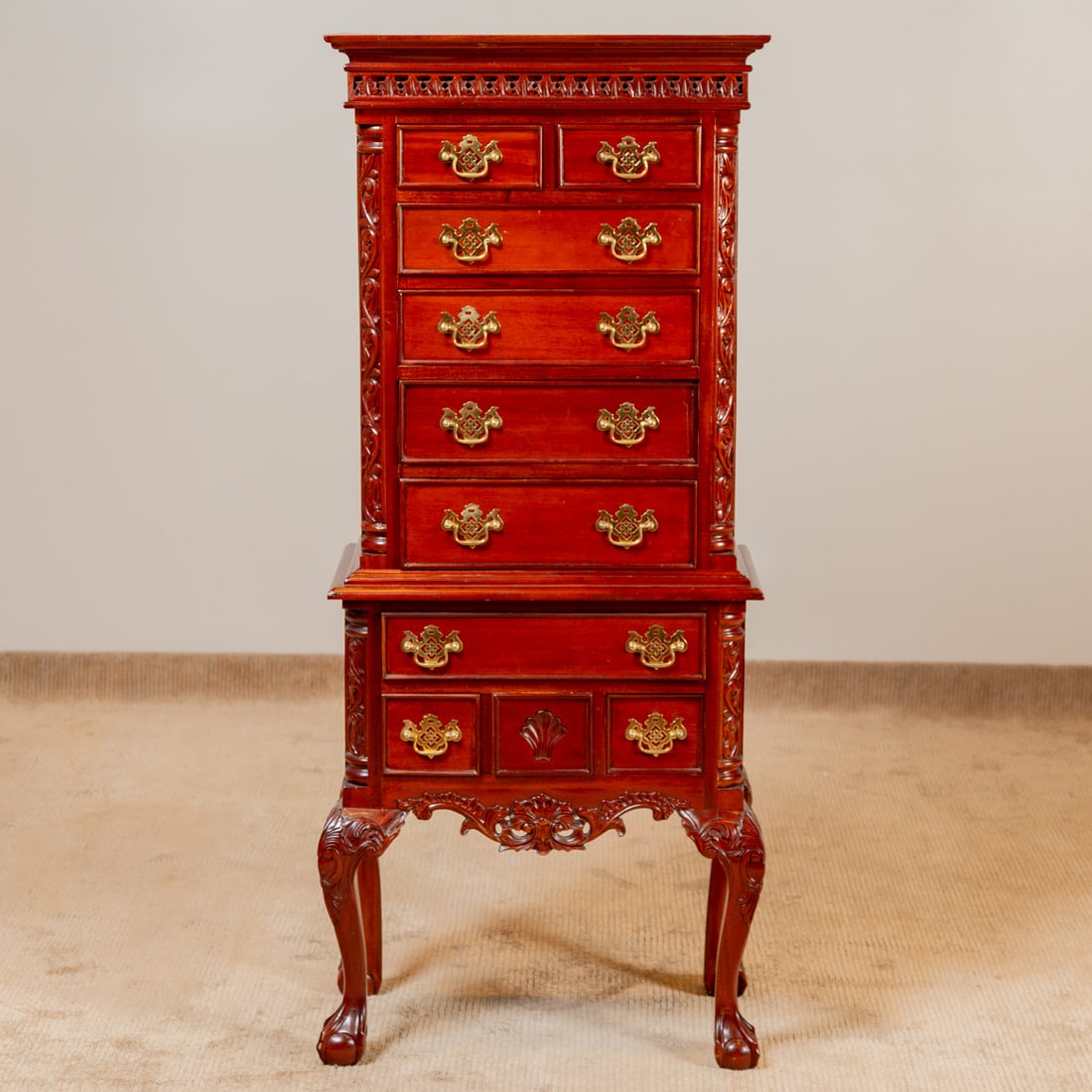 Chippendale Style Diminutive Chest of Drawers (1 of 6)