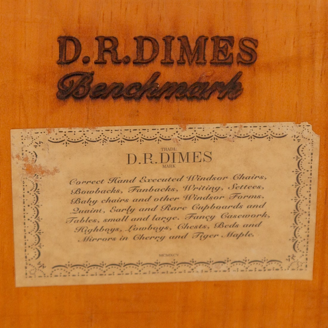 D.R. Dimes Tiger Maple Corner Cabinet - 7
