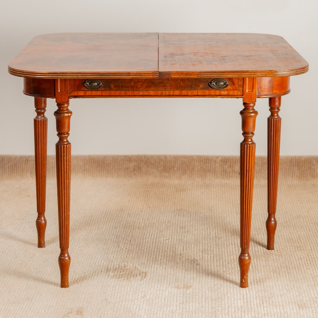 Federal Style Mahogany Flip Top Games Table (1 of 7)