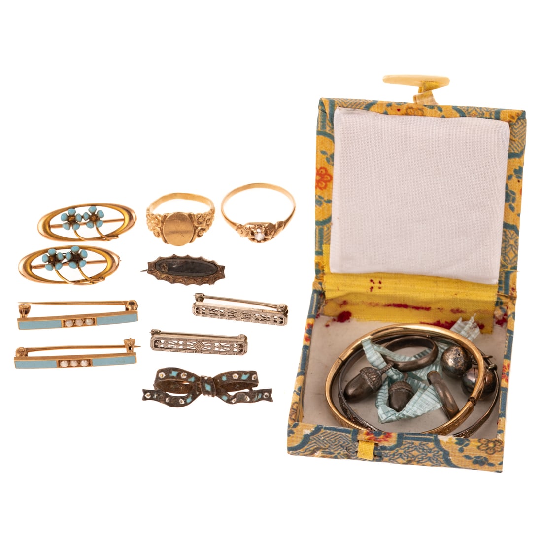 A Collection of Baby Jewelry & Antique Pins (1 of 4)