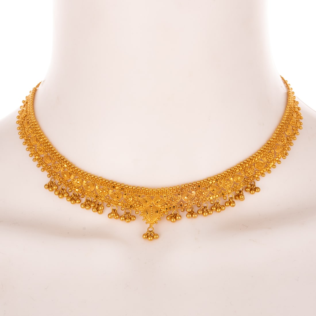 An Indian Calcutti Necklace in 22K (1 of 4)