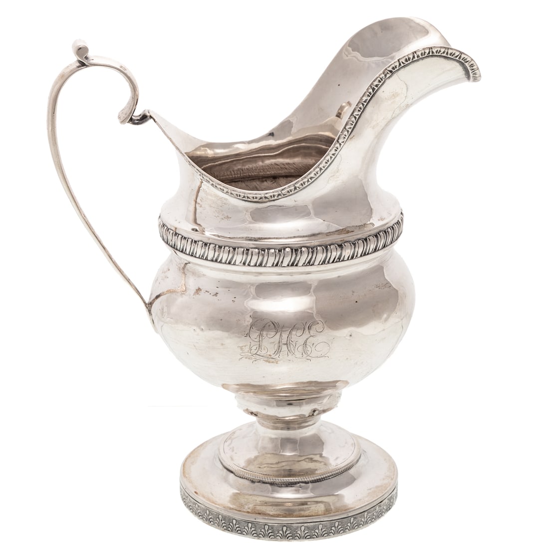 Early Samuel Kirk Coin Silver Creamer (1 of 5)