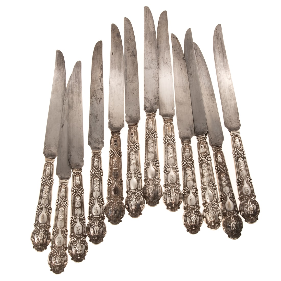12 Tiffany & Co. Sterling "Renaissance" Knives (1 of 3)