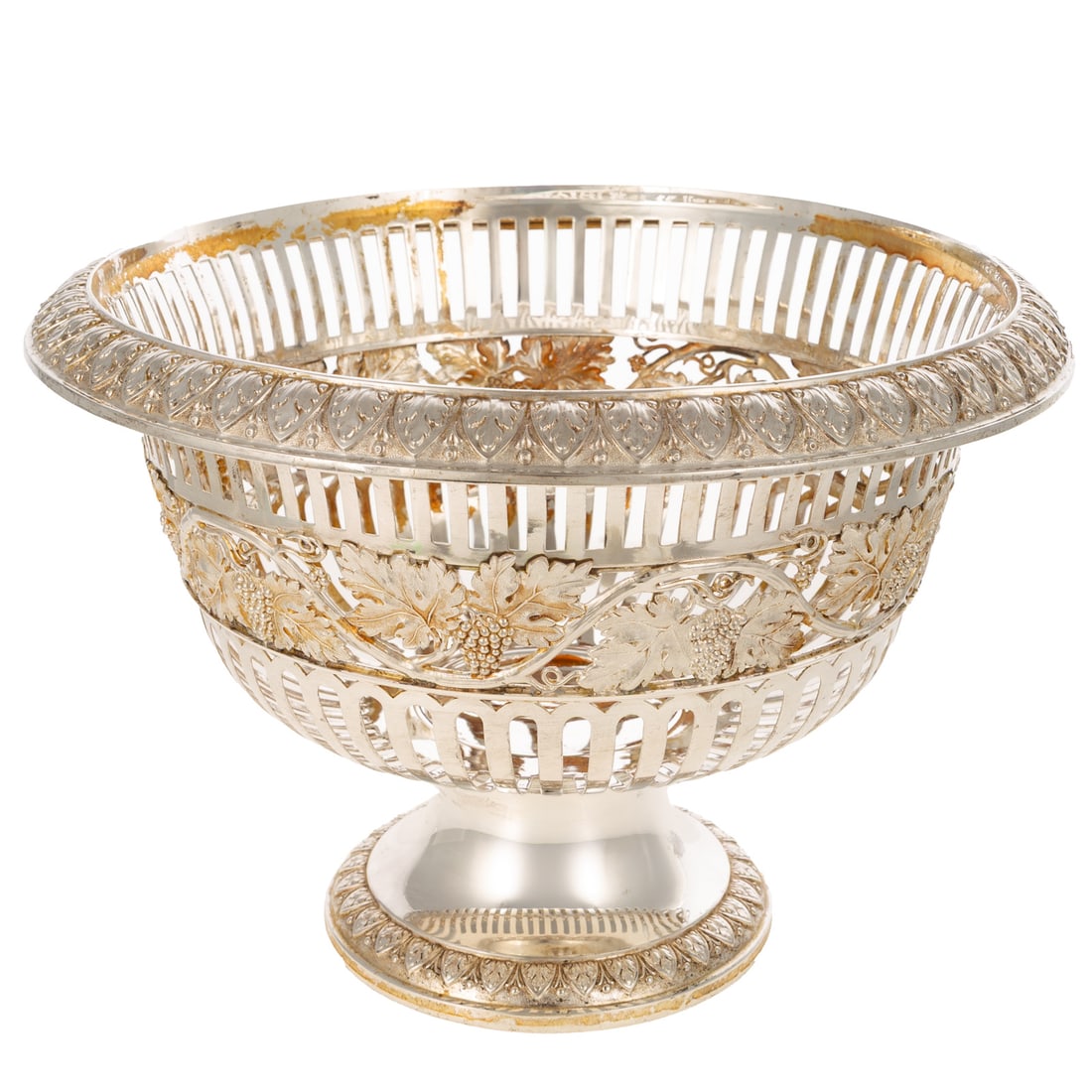 German Silver Fruit Basket (1 of 5)