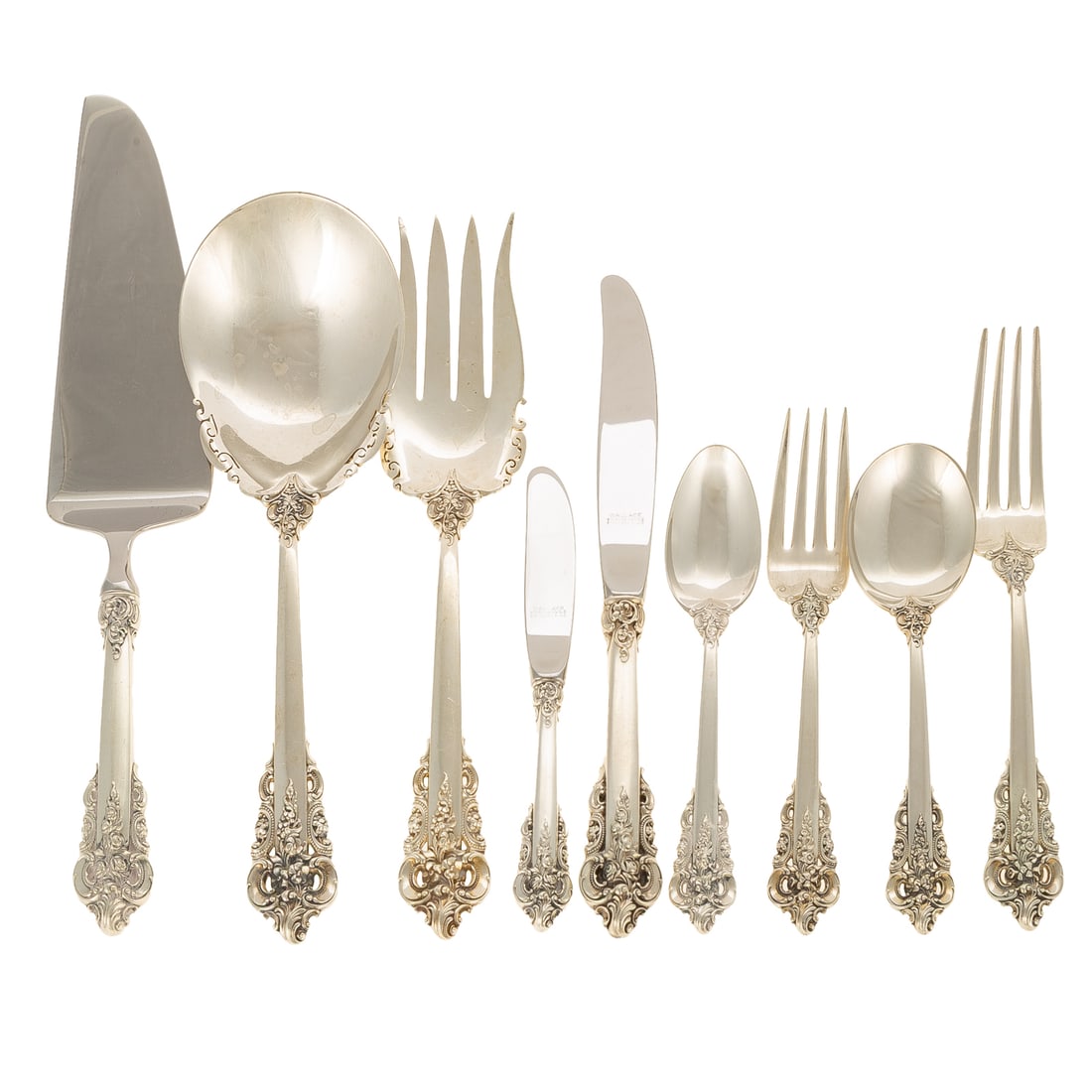 Wallace Sterling "Grande Baroque" Flatware Service (1 of 5)