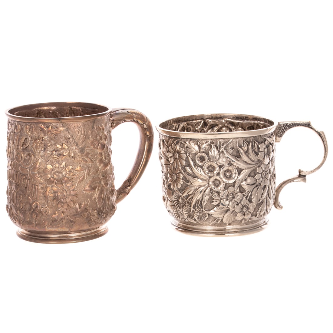 Two Jacobi & Jenkins Sterling Repousse Cups (1 of 3)