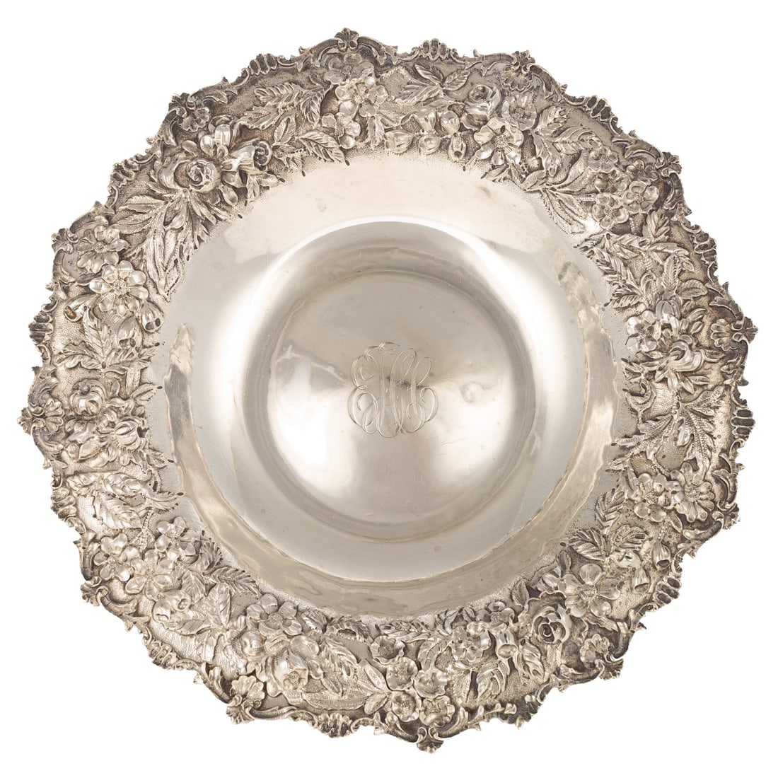 S Kirk & Son Sterling Repousse Fruit Dish (1 of 5)