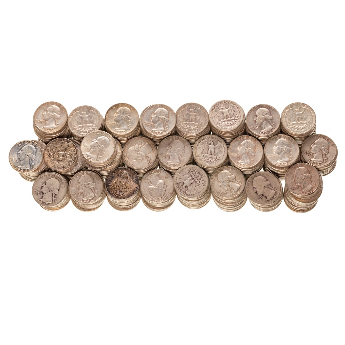 Three Hundred Six Silver Quarters - $76.50 Face (1 of 3)