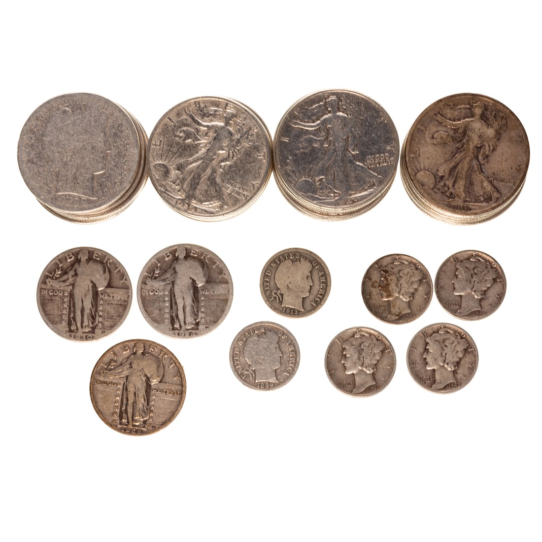 $15.35 Face in 90% US Silver Coins (1 of 8)