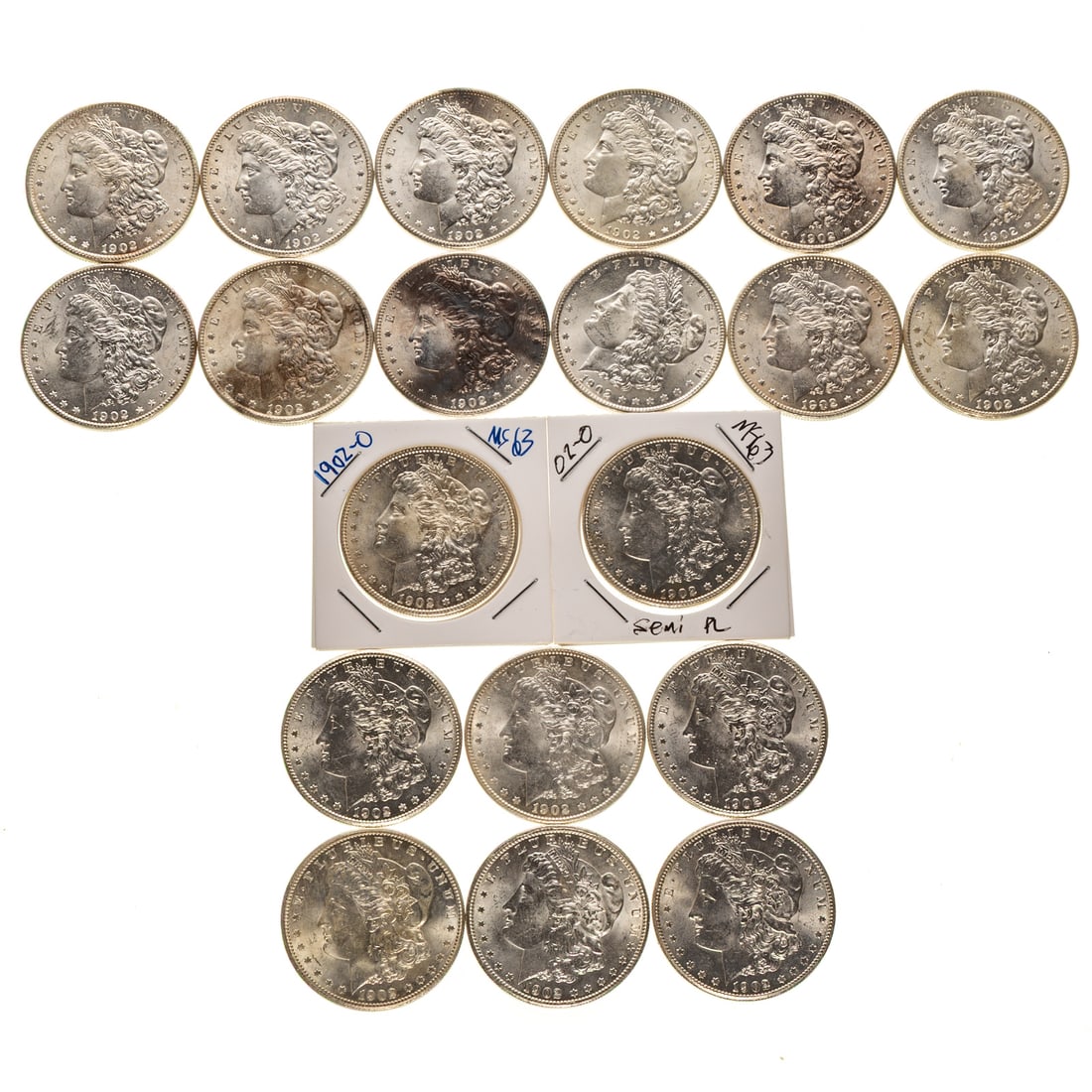 BU Roll of 1902-O Morgan Dollars (1 of 6)