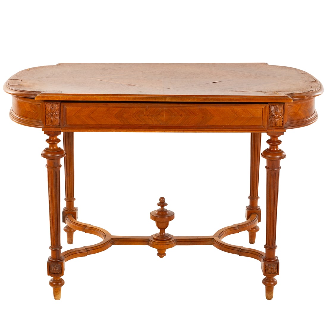 Louis XVI Style Kingwood Veneered Center Table (1 of 5)