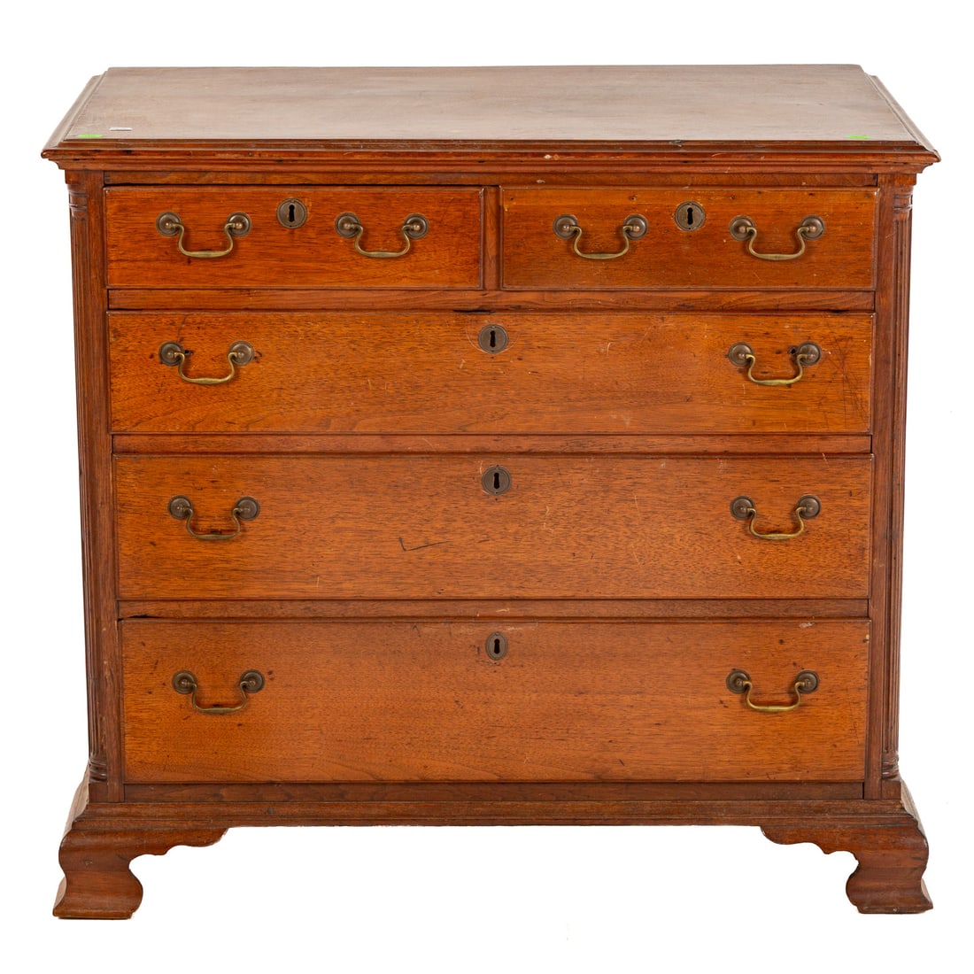 Federal Walnut Bachelor's Chest of Drawers (1 of 8)