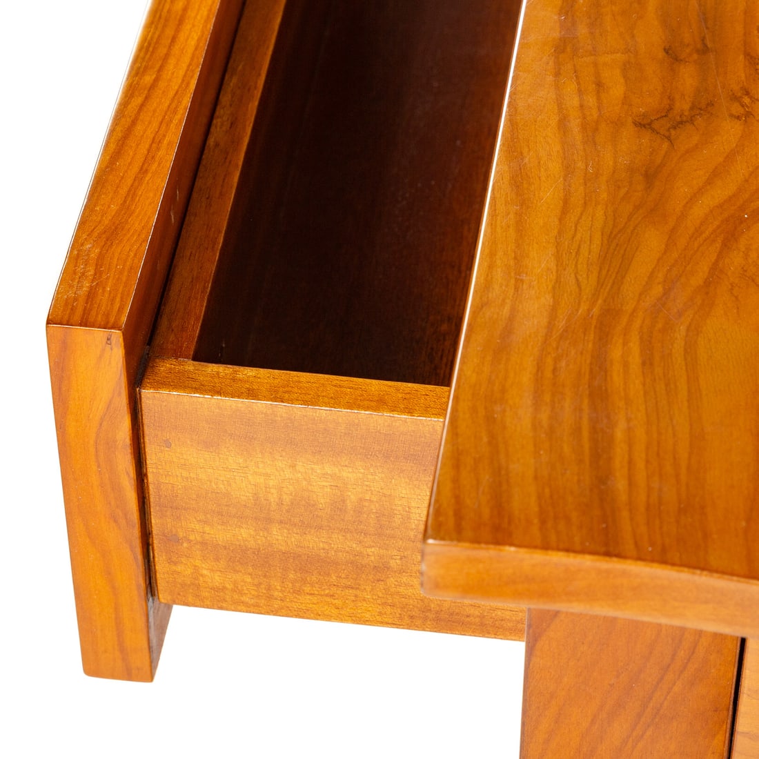 Contemporary Custom Made Walnut Console Table - 3