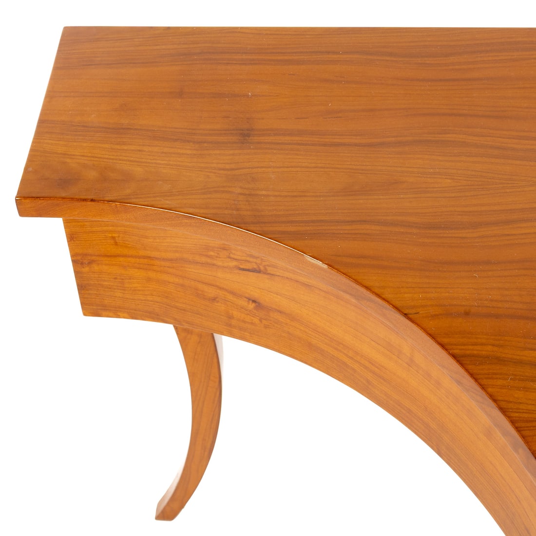 Contemporary Custom Made Walnut Console Table - 4